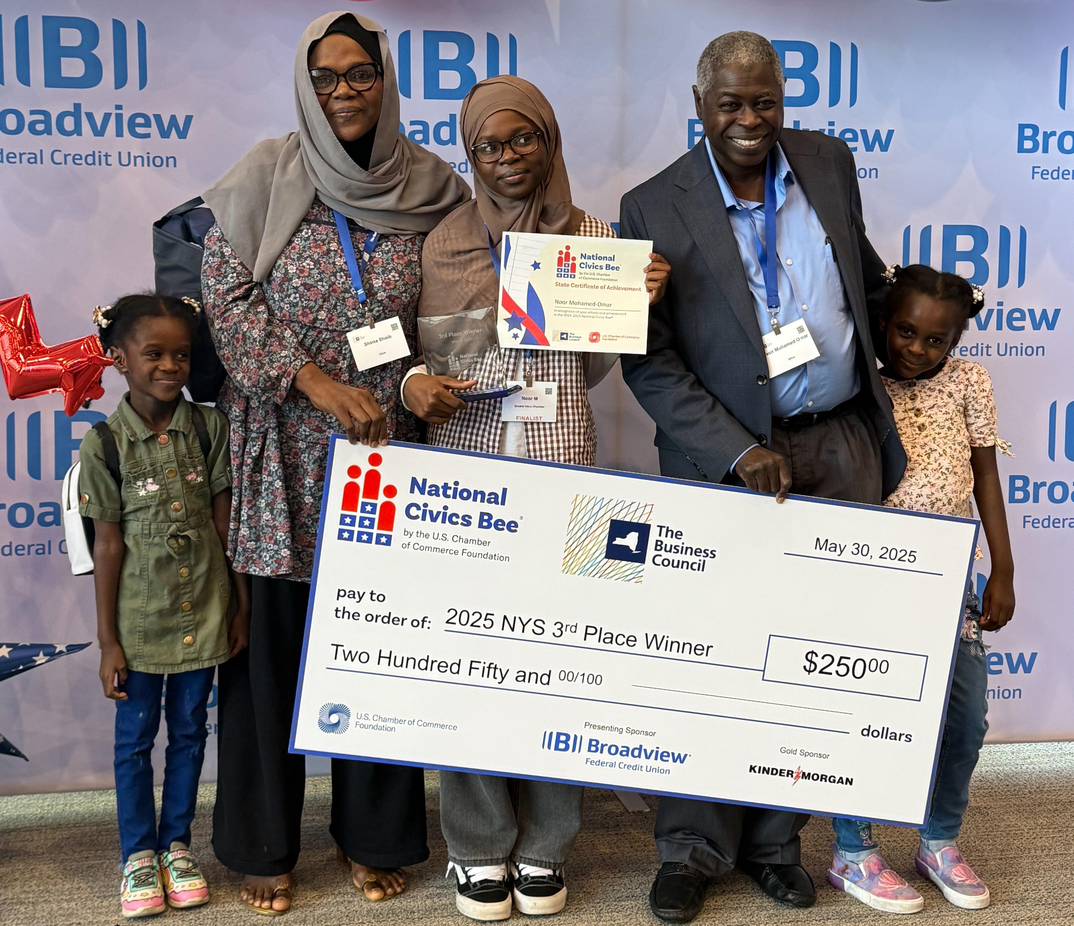 Noor Mohamed-Omar  and her family